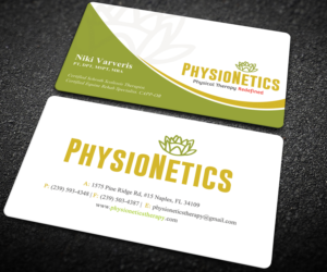 Business Card Design by Graphic Flame for PhysioNetics | Design: #14173554
