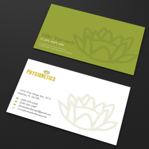 Business Card Design by Graphic Flame for PhysioNetics | Design: #14174679