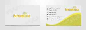 Business Card Design by Anuja BC for PhysioNetics | Design #14133810