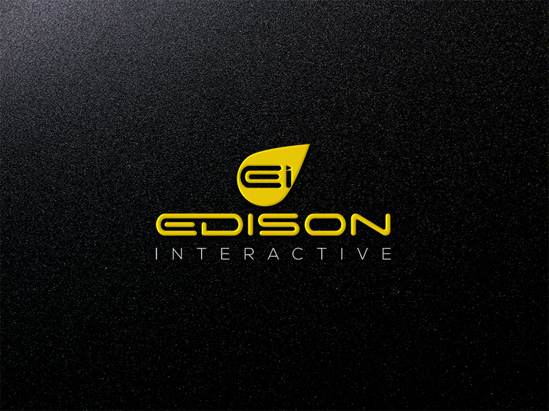 Logo Design by taherswapon for Edison Interactive | Design #14126905