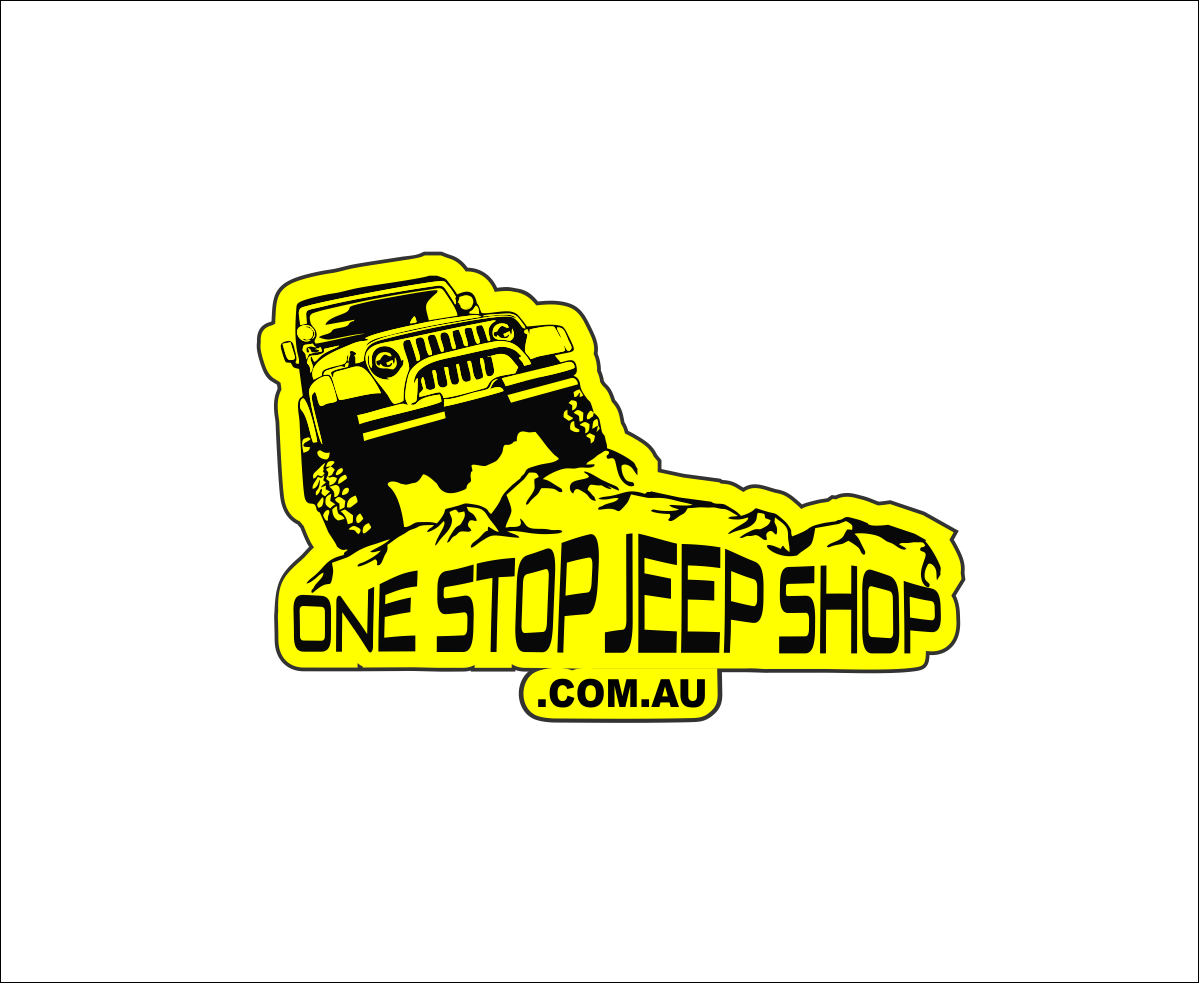 Logo Design by vesnusca for One Stop Jeep Shop Pty Ltd | Design #14160359