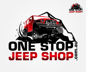 Logo Design by sangeloenriquez for One Stop Jeep Shop Pty Ltd | Design: #14157779