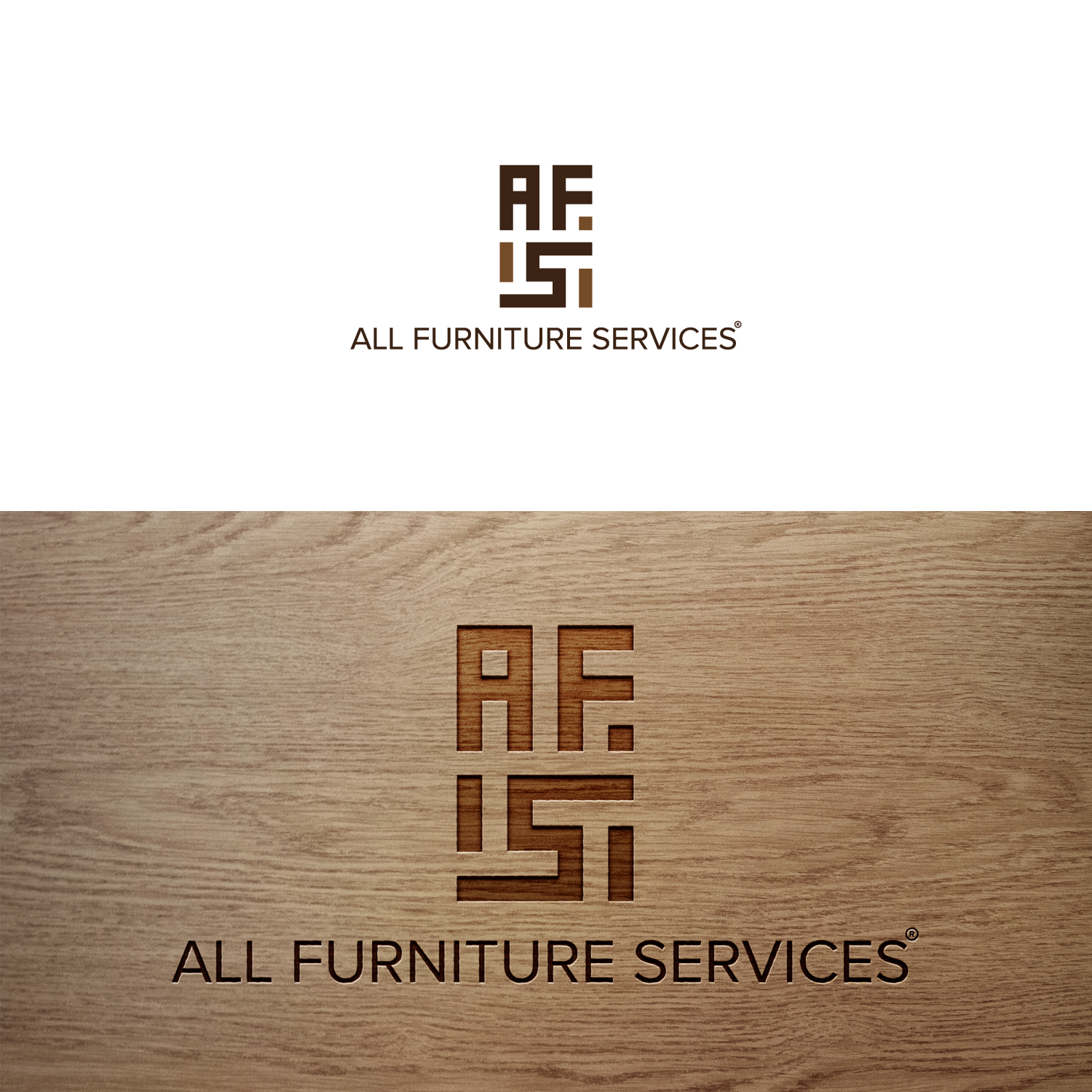 Professional, Upmarket, Furniture Logo Design for AFS / All Professional, Upmarket, Furniture Logo Design for AFS / All