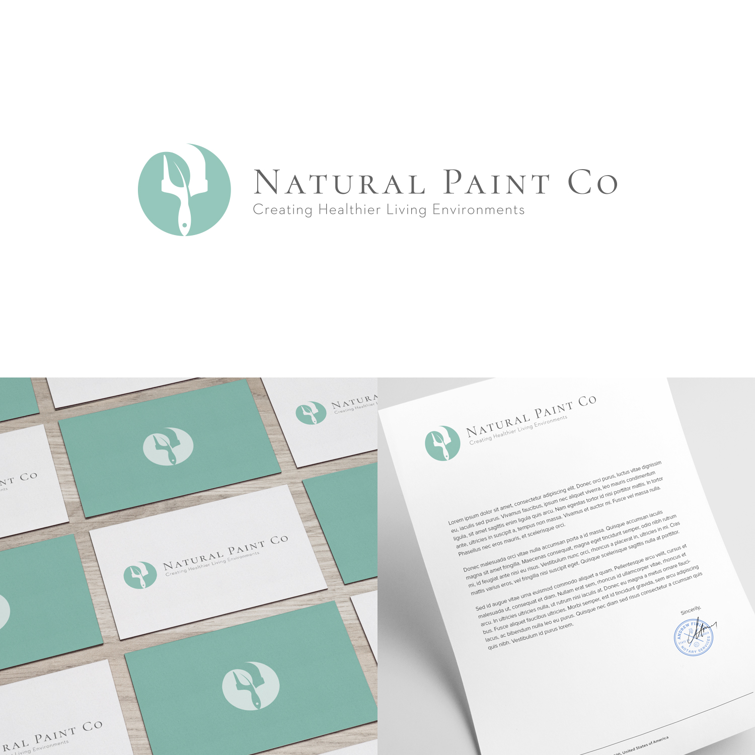 Logo Design by Daniel Caso Design for The Natural Paint Company | Design #14358406