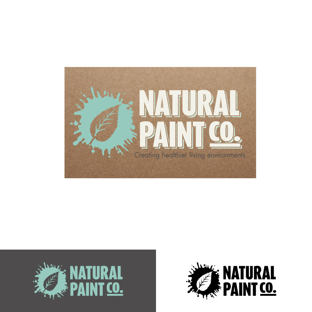 Logo Design by Oct-O-Ray Design for The Natural Paint Company | Design #14513904