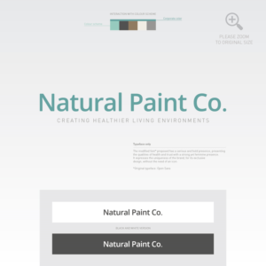 Logo Design by vpdesign for The Natural Paint Company | Design: #14483791