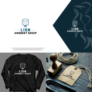 Lion amongst sheep shirt design | T-Shirt-Design von Jroeh_Studio