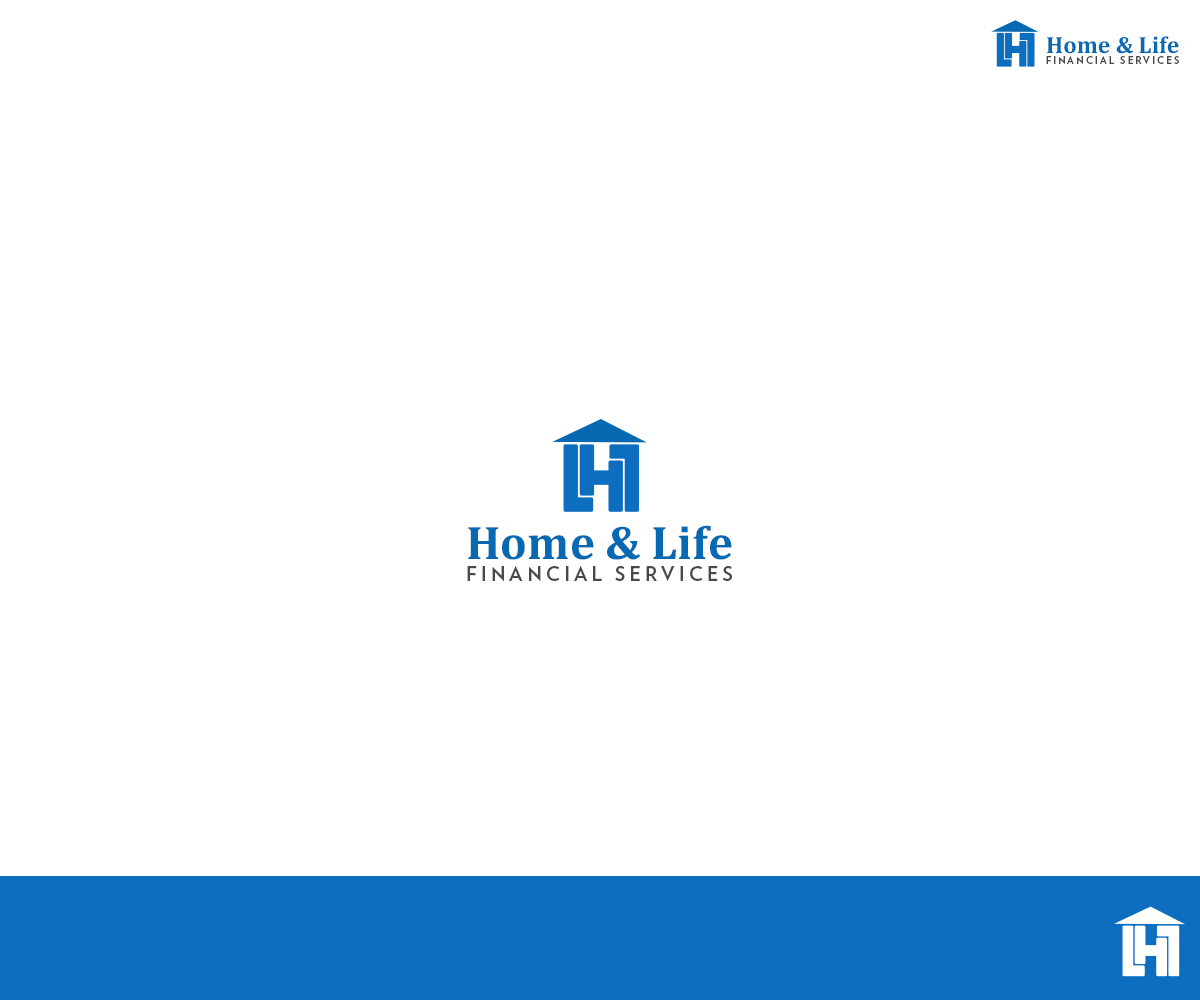 Logo Design by King Cozy for Home & Life Financial Services | Design #14136509