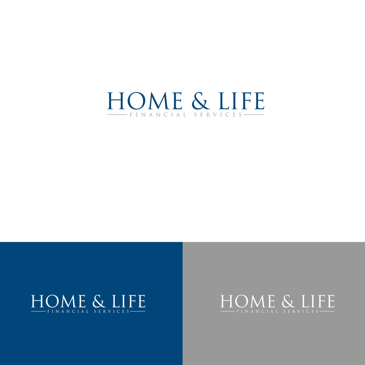 Logo Design by DesignDUO for Home & Life Financial Services | Design #14156288