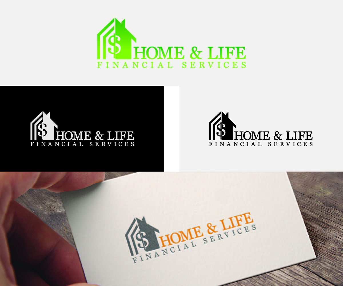 Logo Design by International Designers for Home & Life Financial Services | Design #14152274