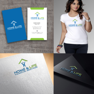 Logo Design by zebronicgraphic for Home & Life Financial Services | Design: #14142714
