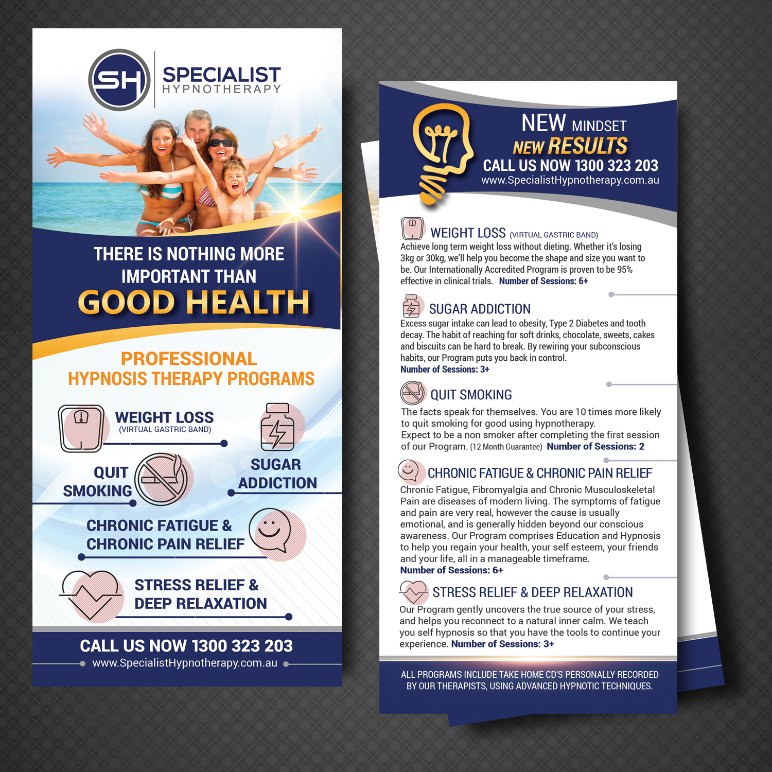 Flyer Design by uk for Specialist Hypnotherapy | Design: #14158299