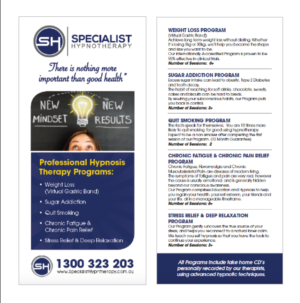 Flyer Design by vinz for Specialist Hypnotherapy | Design: #14168616