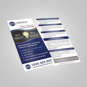 Flyer Design by uniquedesign10 for Specialist Hypnotherapy | Design: #14135039