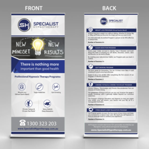 Flyer Design by creative.bugs for Specialist Hypnotherapy | Design: #14143764