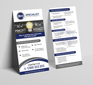 Flyer Design by ecorokerz for Specialist Hypnotherapy | Design #14141747
