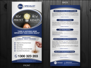 Flyer Design by innovative earth for Specialist Hypnotherapy | Design: #14127277