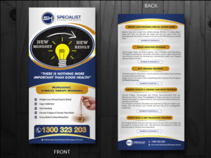 Flyer Design by innovative earth for Specialist Hypnotherapy | Design: #14130497