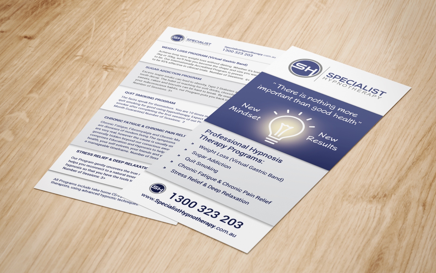 Flyer Design by Melanie for Specialist Hypnotherapy | Design #14130097