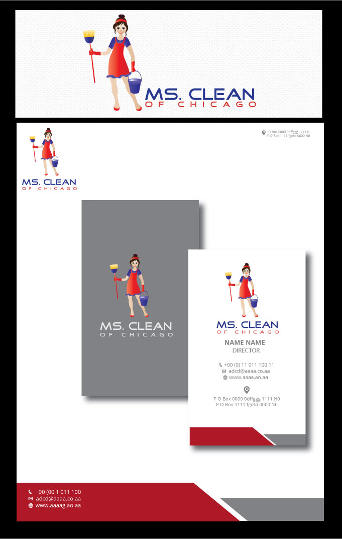 Logo Design by zebronicgraphic for Ms. Clean of Chicago | Design #14229288