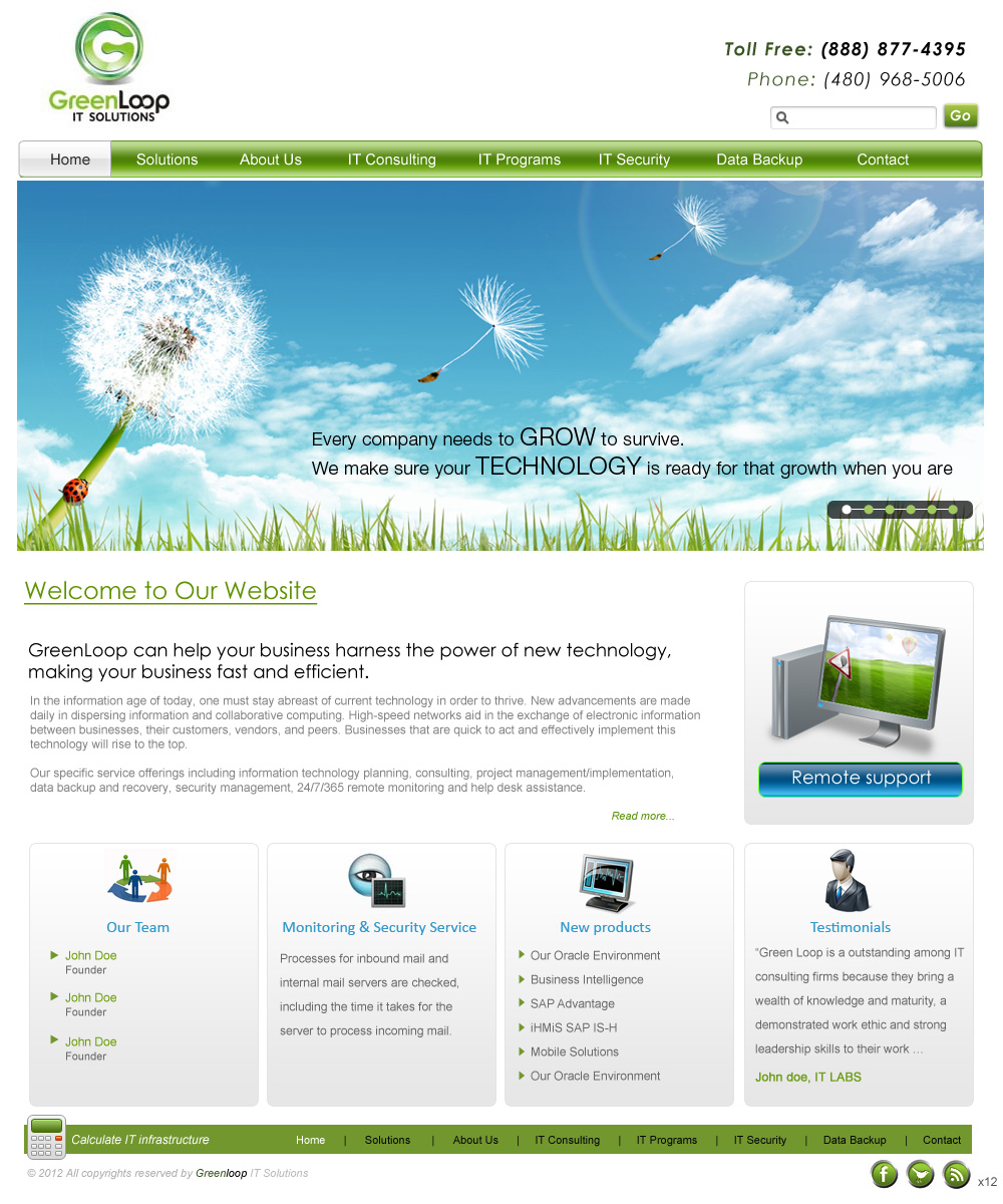 Web Design by pb for this project | Design: #593441
