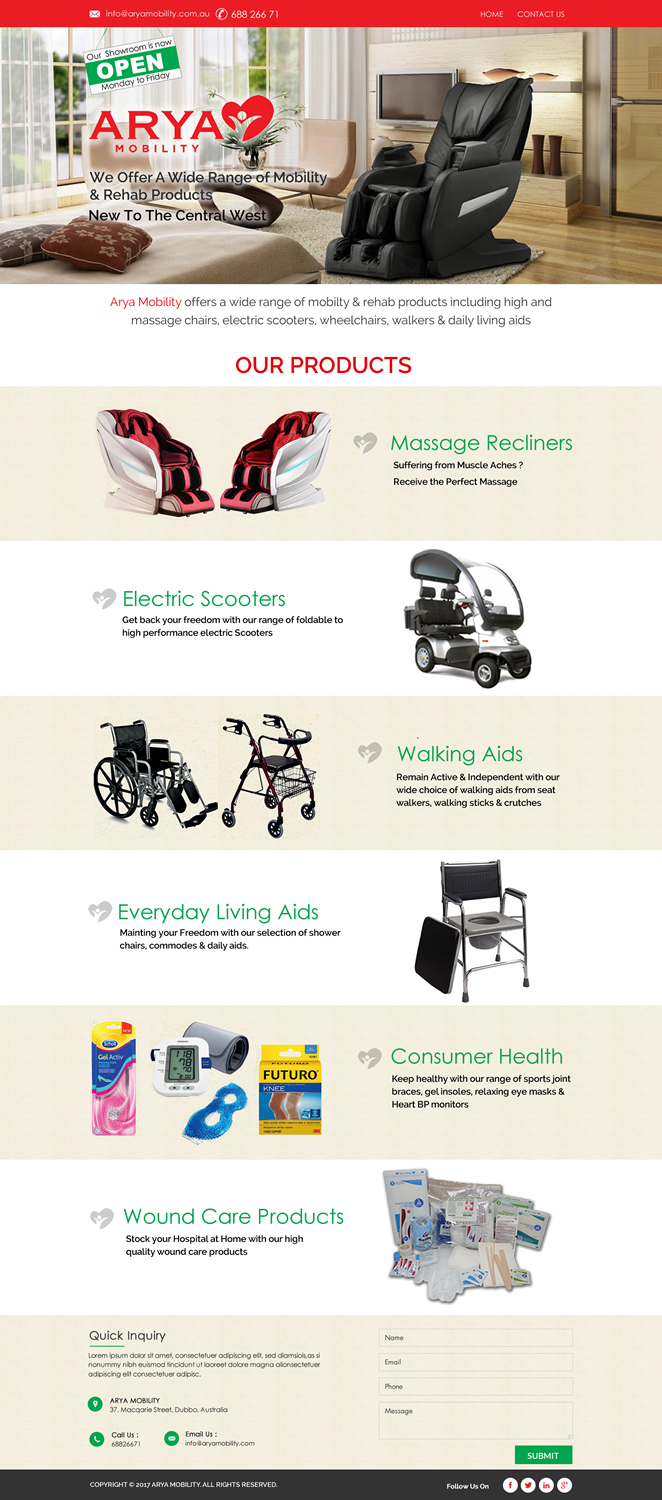 Web Design by HarmiDesigning for this project | Design #14284489