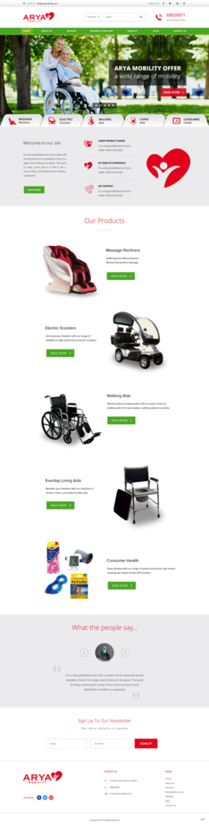 Web Design by pb for this project | Design: #14230257