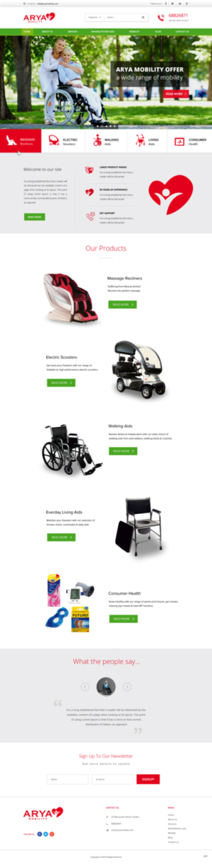 Web Design by pb for this project | Design: #14230258