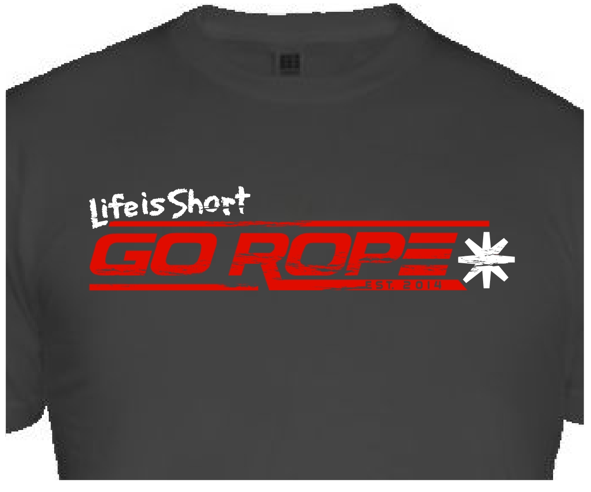 T-shirt Design by 88click88 for Go Rope Clothing Co. | Design #14181225
