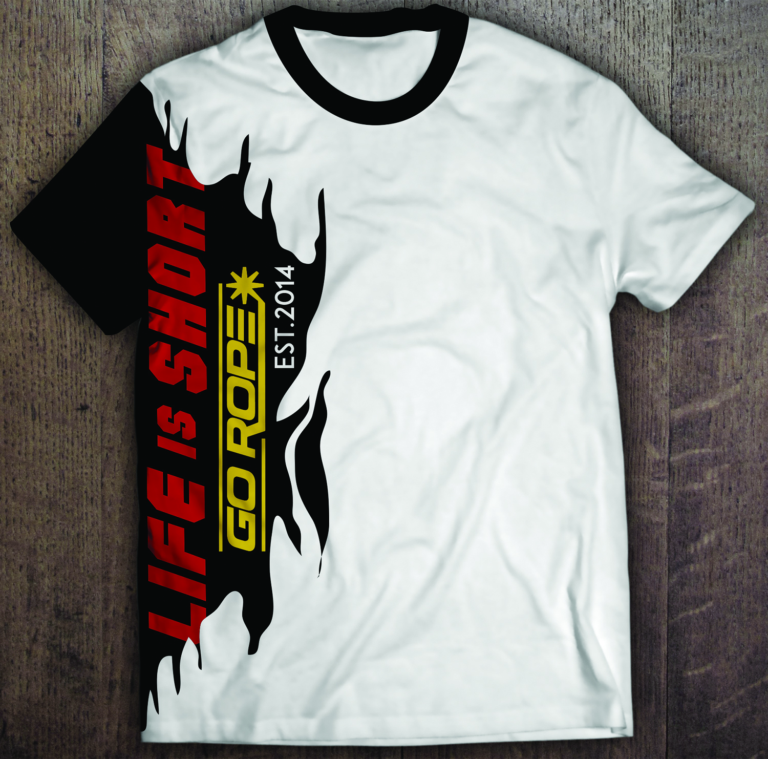T-shirt Design by SAI DESIGNS for Go Rope Clothing Co. | Design #14160352
