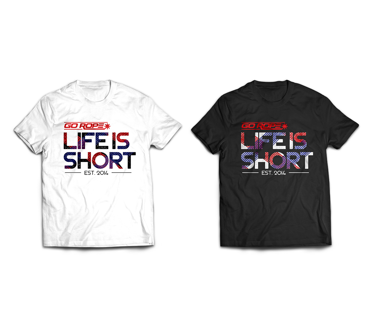 T-shirt Design by BurBur for Go Rope Clothing Co. | Design #14182938