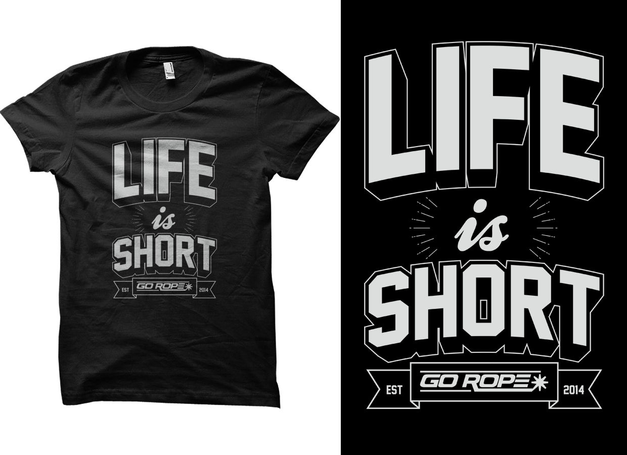 Diseño de Camiseta por a.o.d para Go Rope Clothing Co. | Diseño #14161838