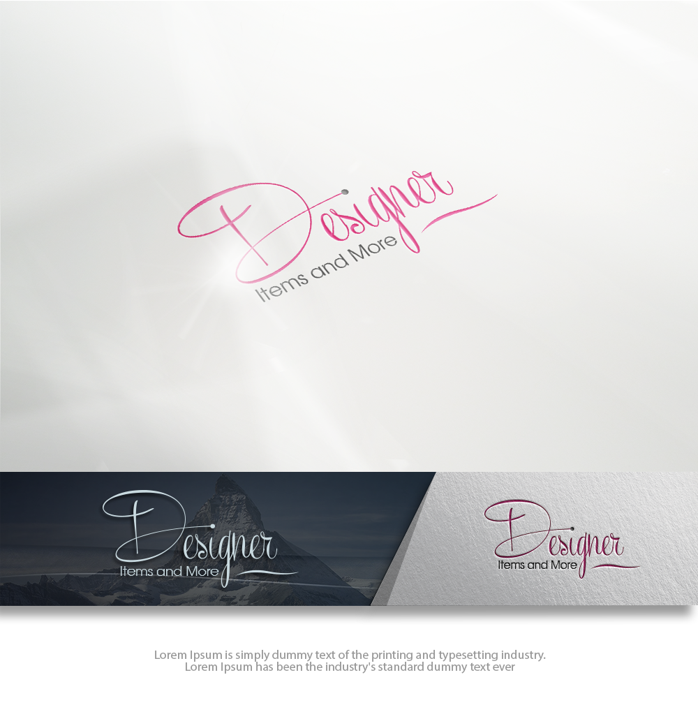 Logo Design by groomfox for Designer Items and More | Design #14162210