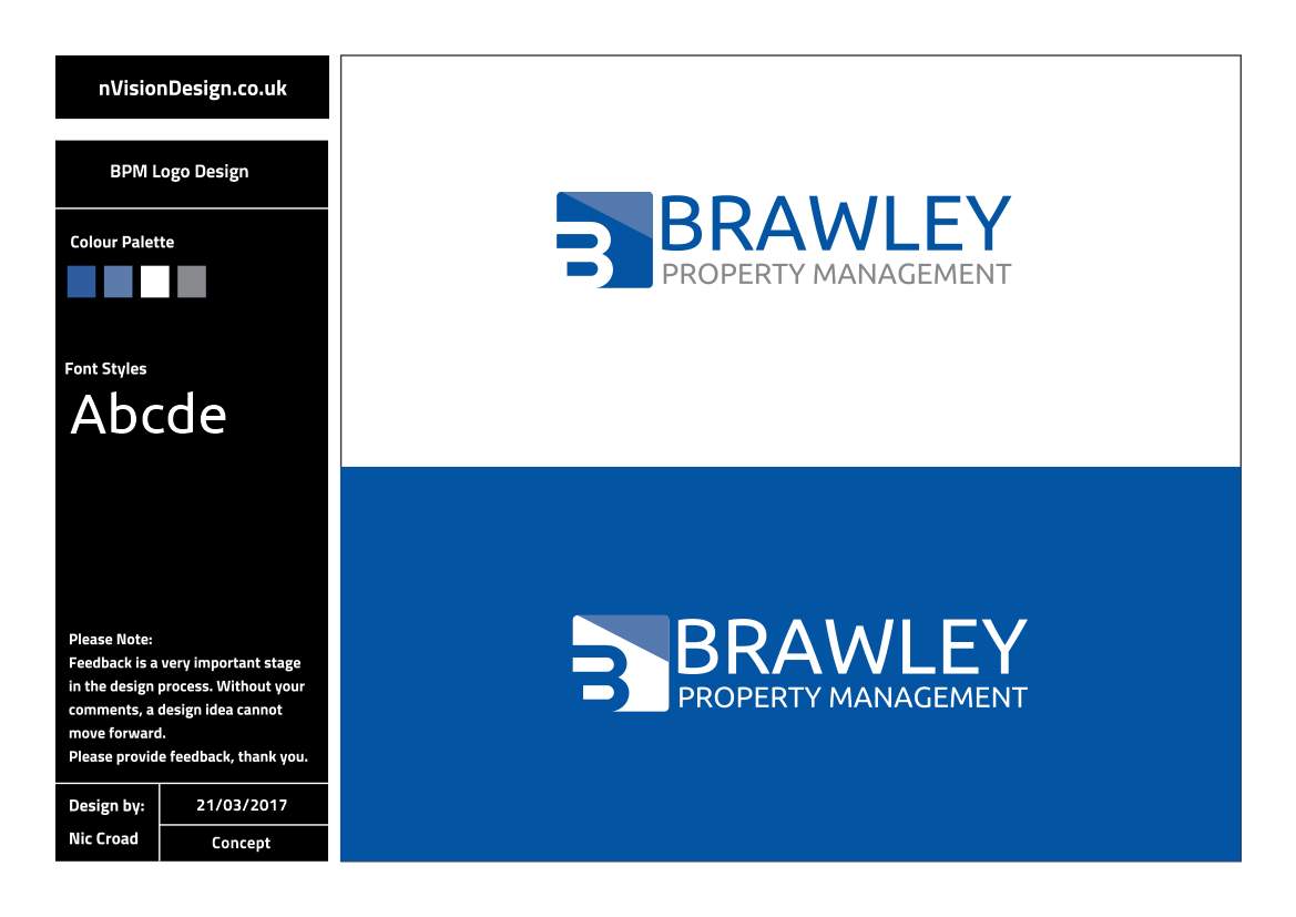 Diseño de Logo por nvisiondesign.co.uk para The Brawley Group | Diseño #14161882