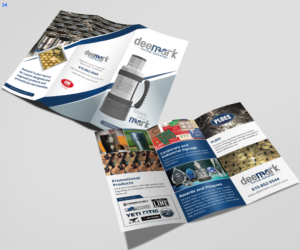 Brochure Design by uniquedesign10 for Deemark Custom Engraving | Design: #14177773