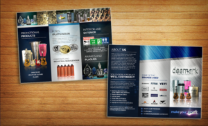 Brochure Design by alessandroevge for Deemark Custom Engraving | Design: #14174696