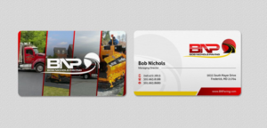 Business Card Design by INDIAN_Ashok for Bob Nichols Paving  | Design: #14173255