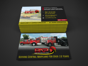 Diseño de Tarjeta de Presentación por Ana White para Bob Nichols Paving  | Diseño: #14149470