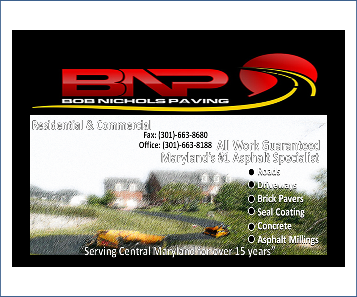 Design de Carte de Visite par Officialibarrj pour Bob Nichols Paving  | Design #14149122