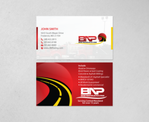 Business Card Design by chandrayaan.creative for Bob Nichols Paving  | Design: #14157191