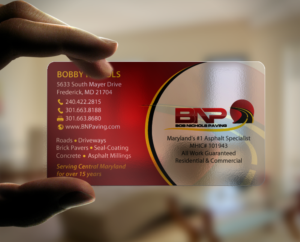 Business Card Design by chandrayaan.creative for Bob Nichols Paving  | Design: #14190738