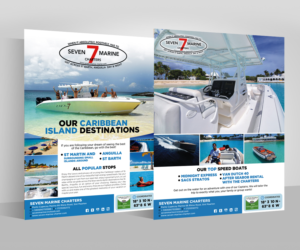 Diseño de Flyer por Designers Hub para Caribbean marines N.V - Robinson tours SXM | Diseño: #14203992