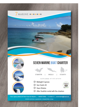 Diseño de Flyer por alex989 para Caribbean marines N.V - Robinson tours SXM | Diseño: #14194430