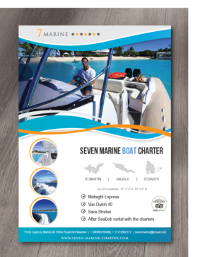 Diseño de Flyer por alex989 para Caribbean marines N.V - Robinson tours SXM | Diseño: #14194431