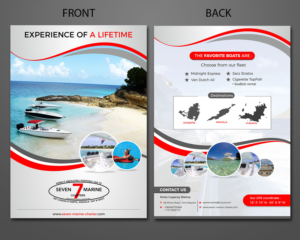 Flyer-Design von ecorokerz für Caribbean marines N.V - Robinson tours SXM | Design #14191420