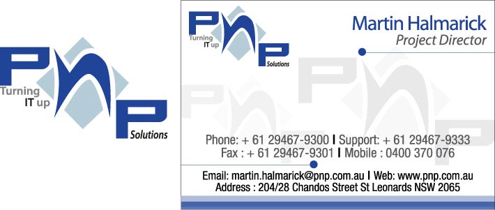 Business Card Design by Pakhi12 for PnP Solutions Pty Ltd | Design #558147