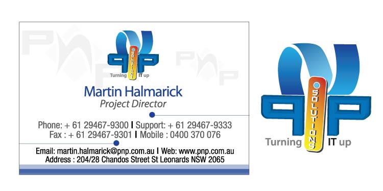Business Card Design by Pakhi12 for PnP Solutions Pty Ltd | Design #558149