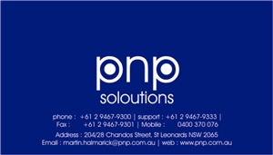 Visitenkarten-Design von prasanth für PnP Solutions Pty Ltd | Design: #559124