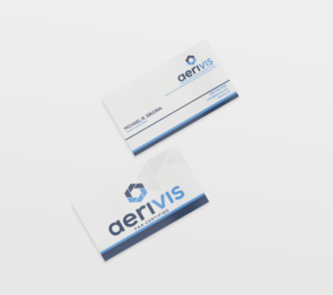 Business Card Design by Gem Vila for Aerivis LLC | Design: #14219199