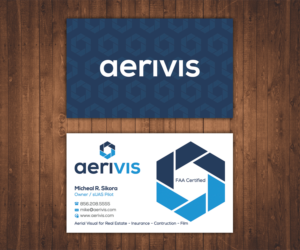 Business Card Design by Stylez Designz for Aerivis LLC | Design: #14230025